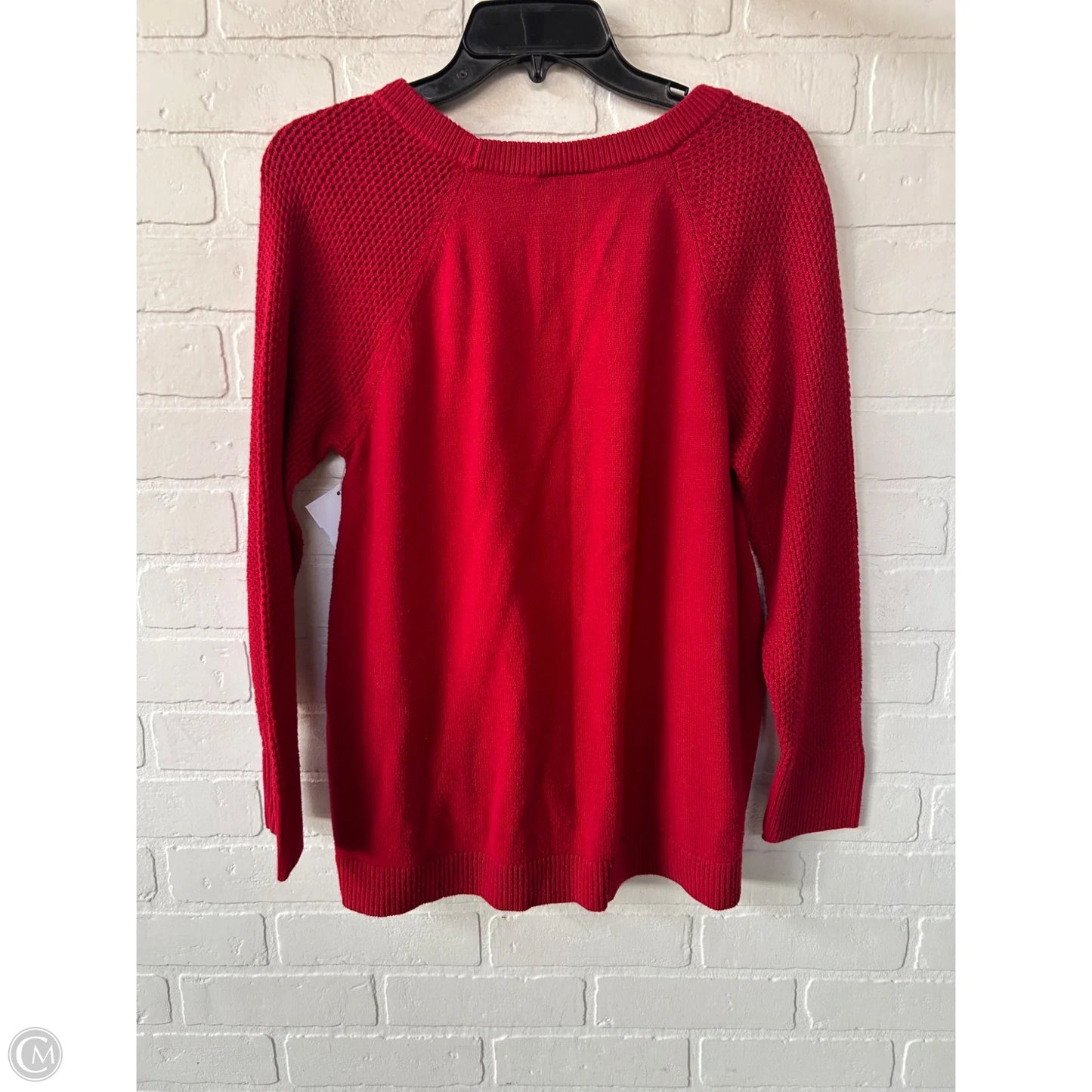 Sweater By Loft In Red, Size: L