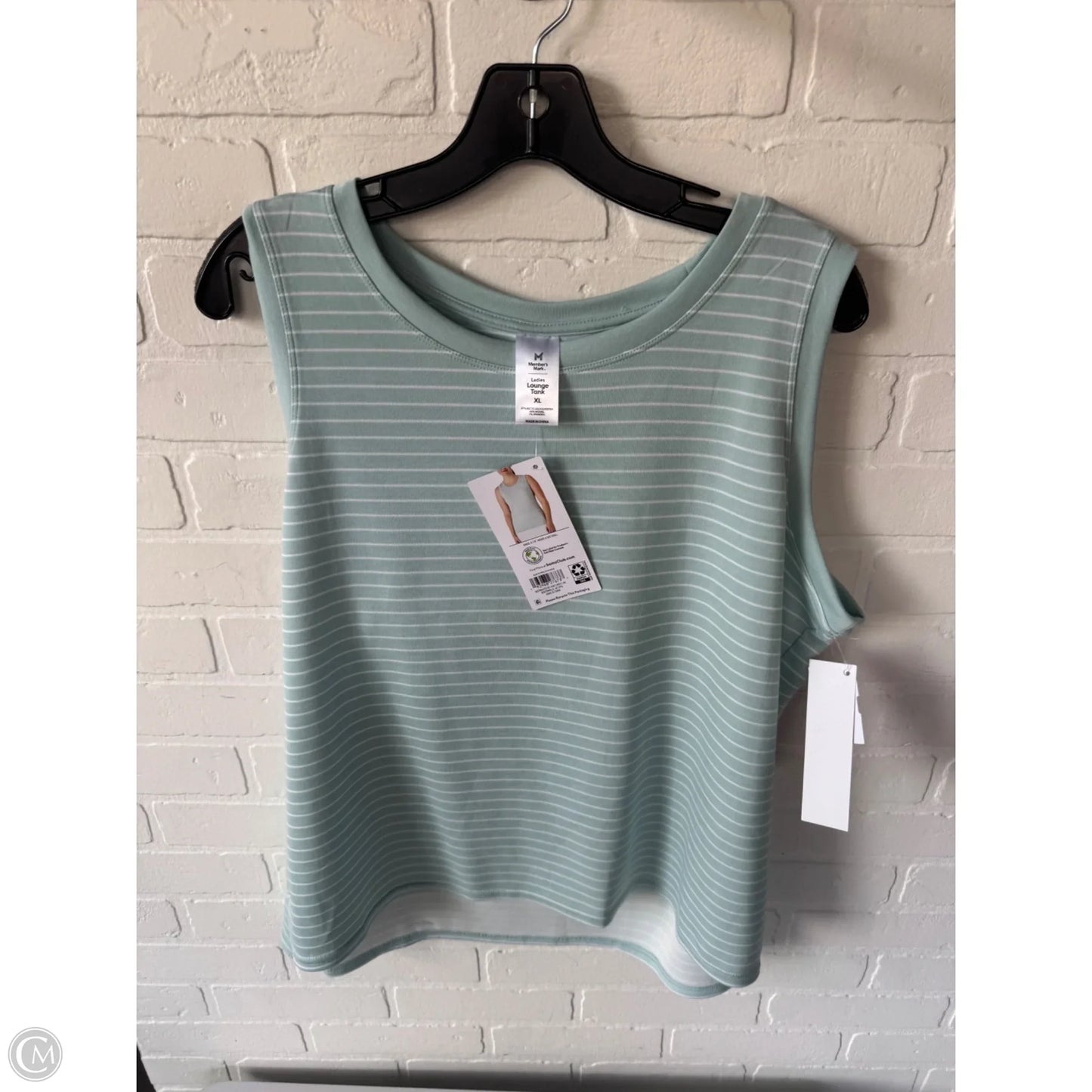 Tank Top By Members Mark In Blue & White, Size: XL
