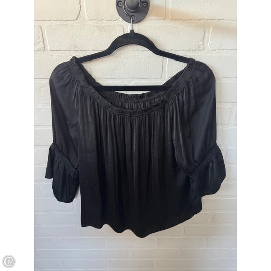 Top 3/4 Sleeve By Catherine Malandrino In Black, Size: M
