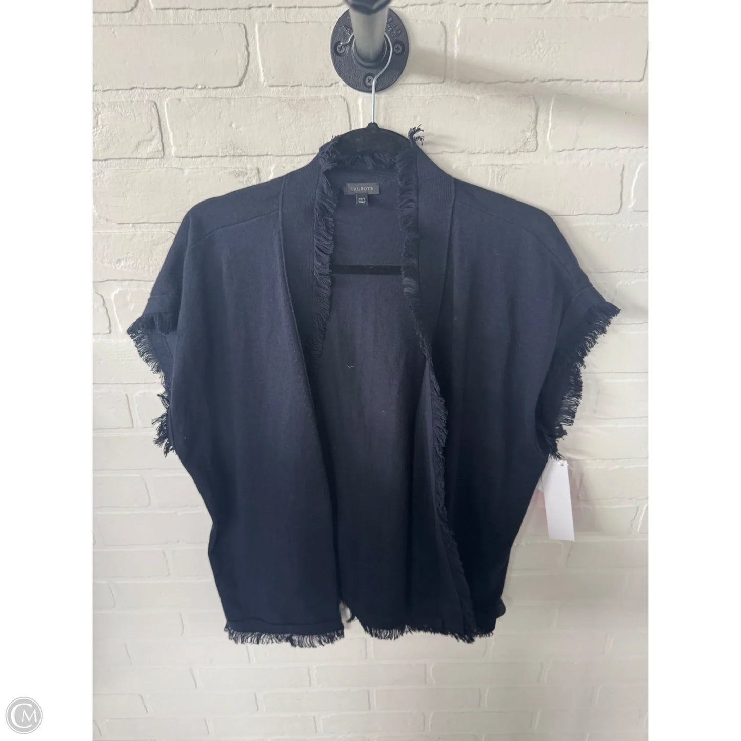 Sweater Cardigan By Talbots In Navy, Size: Xs