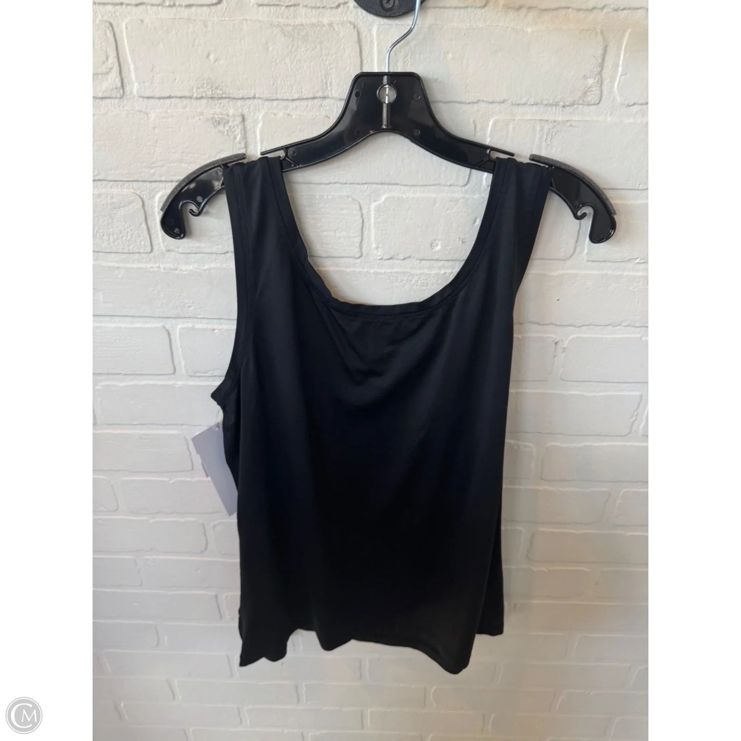 Top Sleeveless Basic By Victor In Black, Size: L