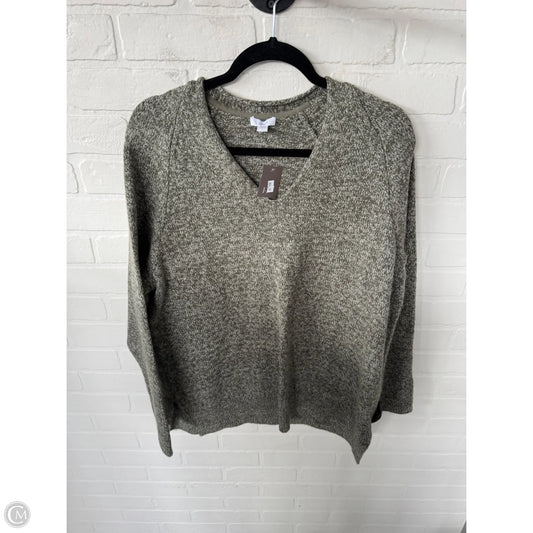 Sweater By Pure Jill In Green, Size: L