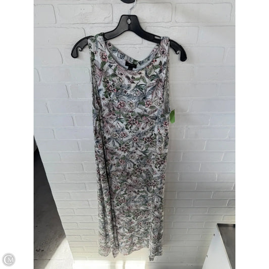 Dress Casual Maxi By J. Jill In Black & White, Size: Xl