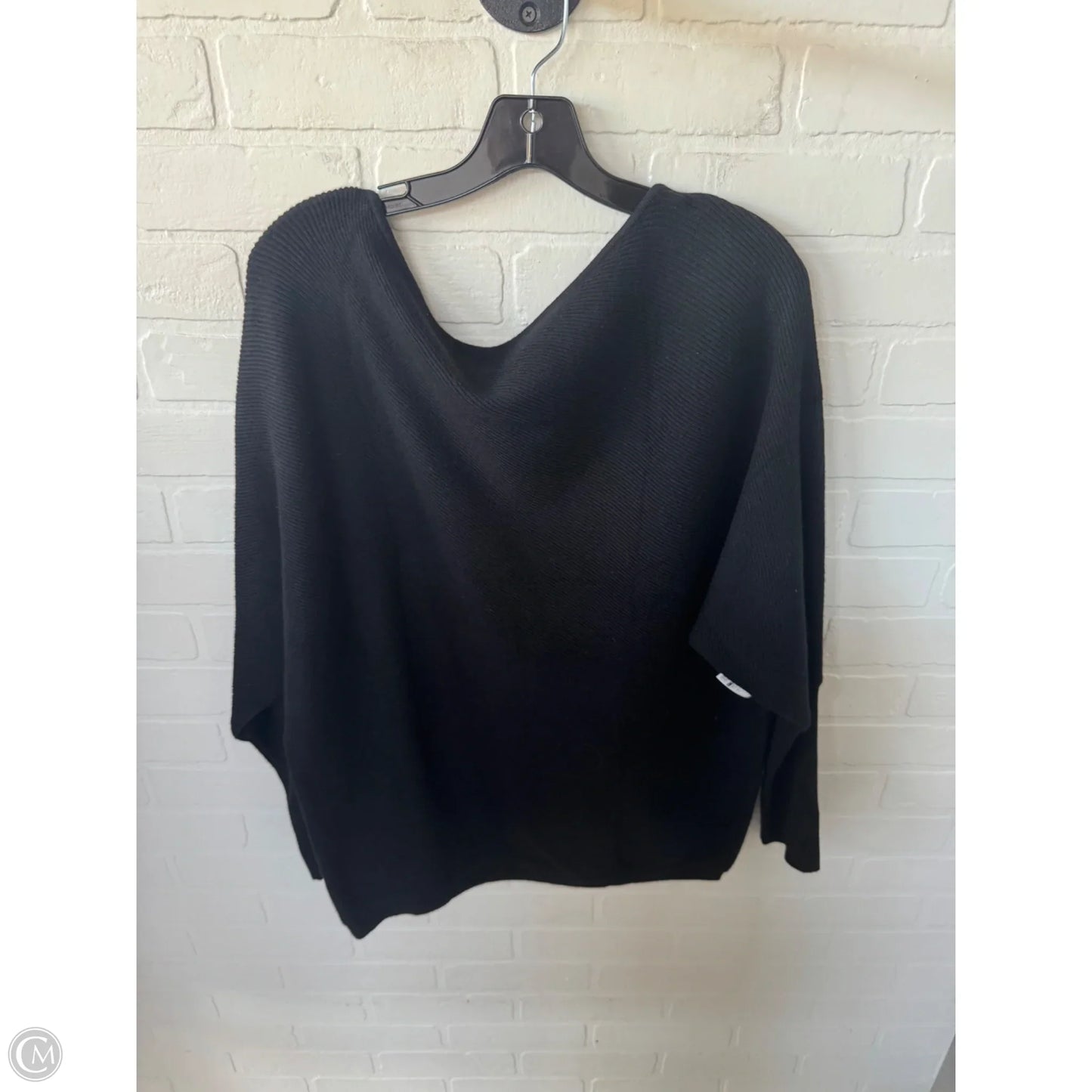 Sweater By Clothes Mentor In Black, Size: L