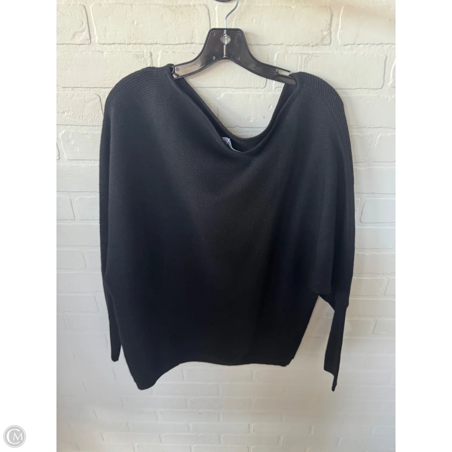 Sweater By Clothes Mentor In Black, Size: L