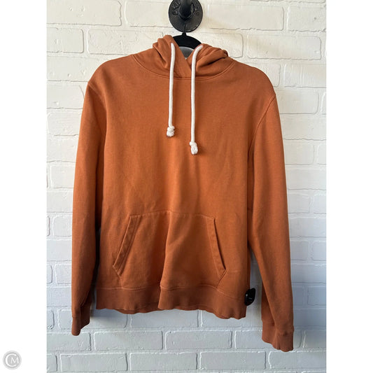 Sweatshirt Hoodie By Pact In Orange, Size: S
