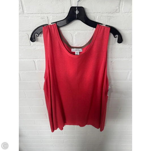 Vest Sweater By Coldwater Creek In Coral, Size: 2x