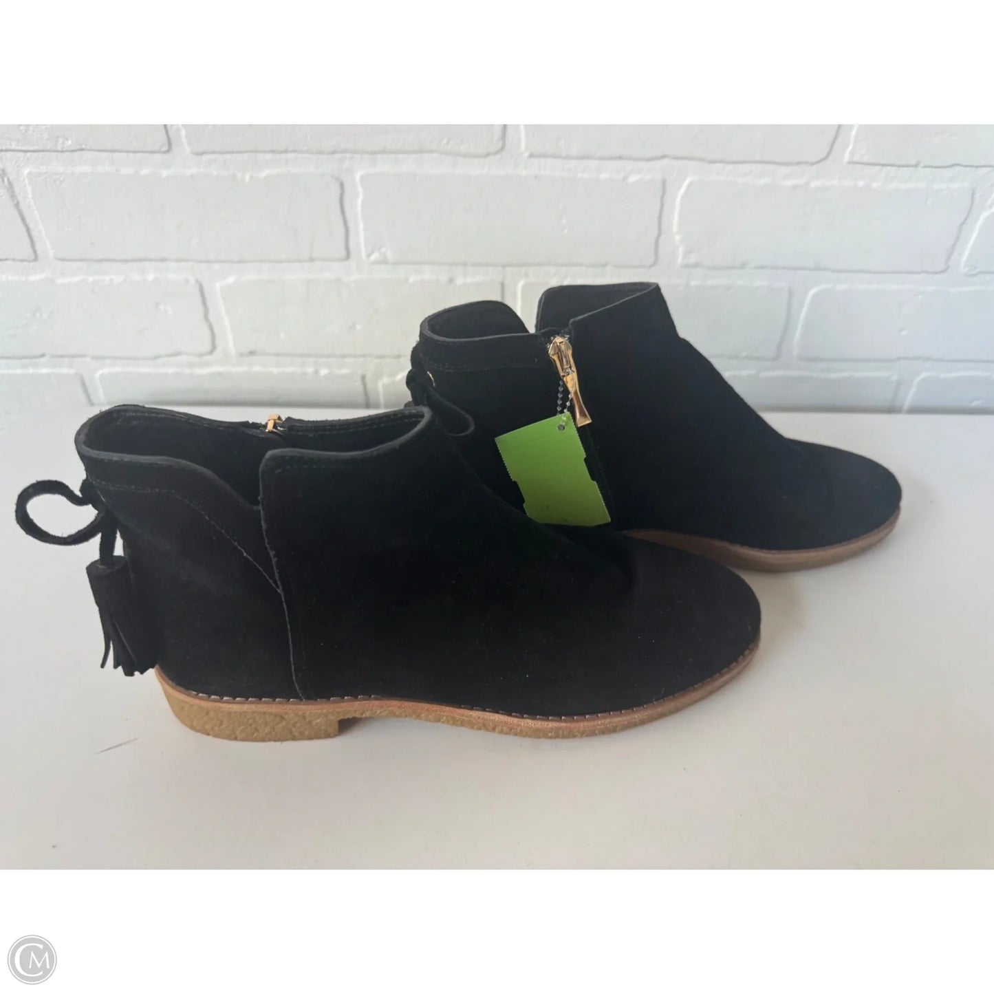Boots Designer By Kate Spade In Black, Size: 8.5