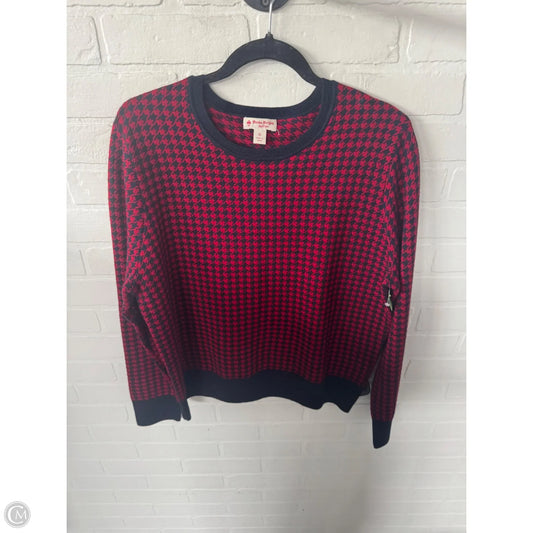 Sweater By Brooks Brothers In Blue & Red, Size: Xl