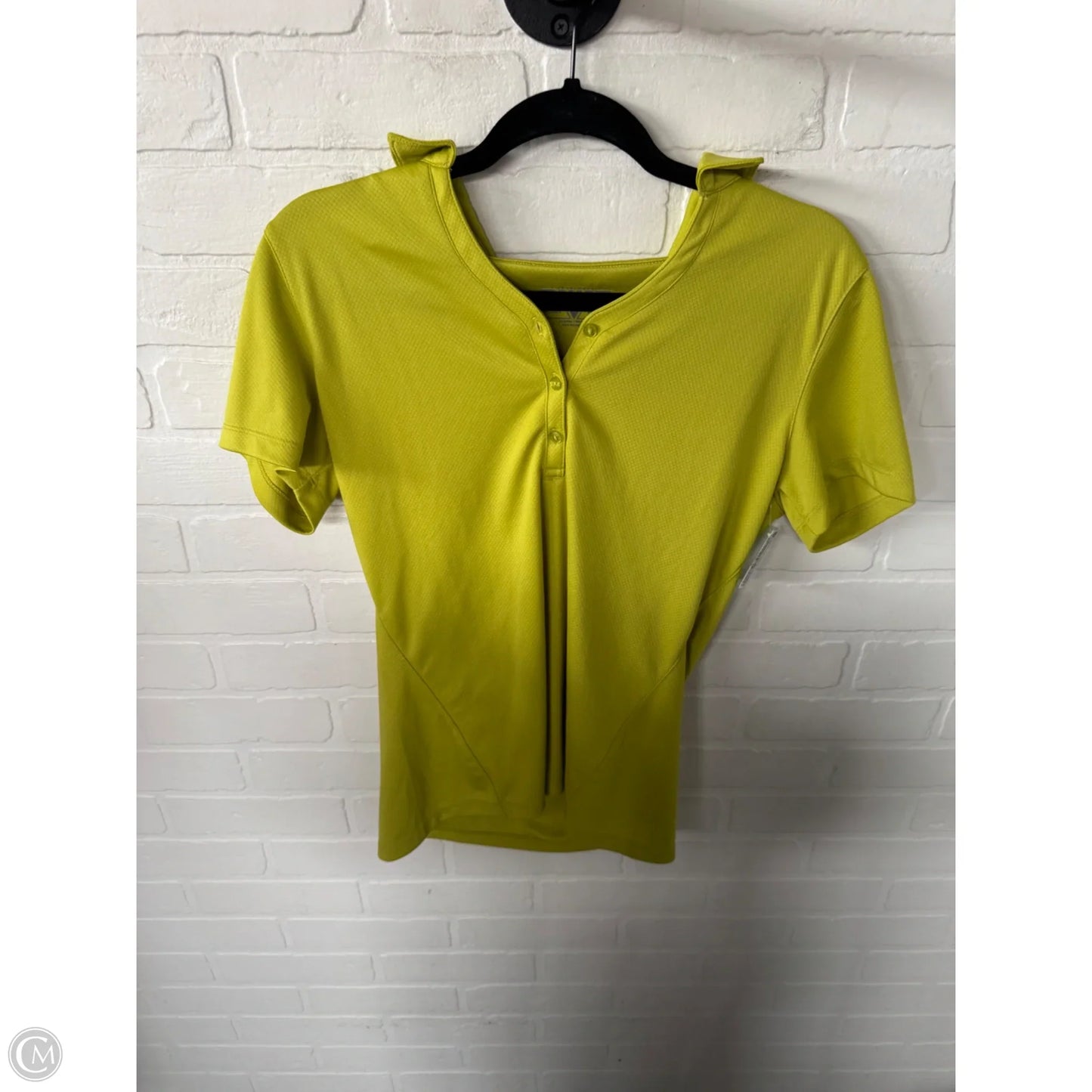 Athletic Top Short Sleeve By Clothes Mentor In Chartreuse, Size: M