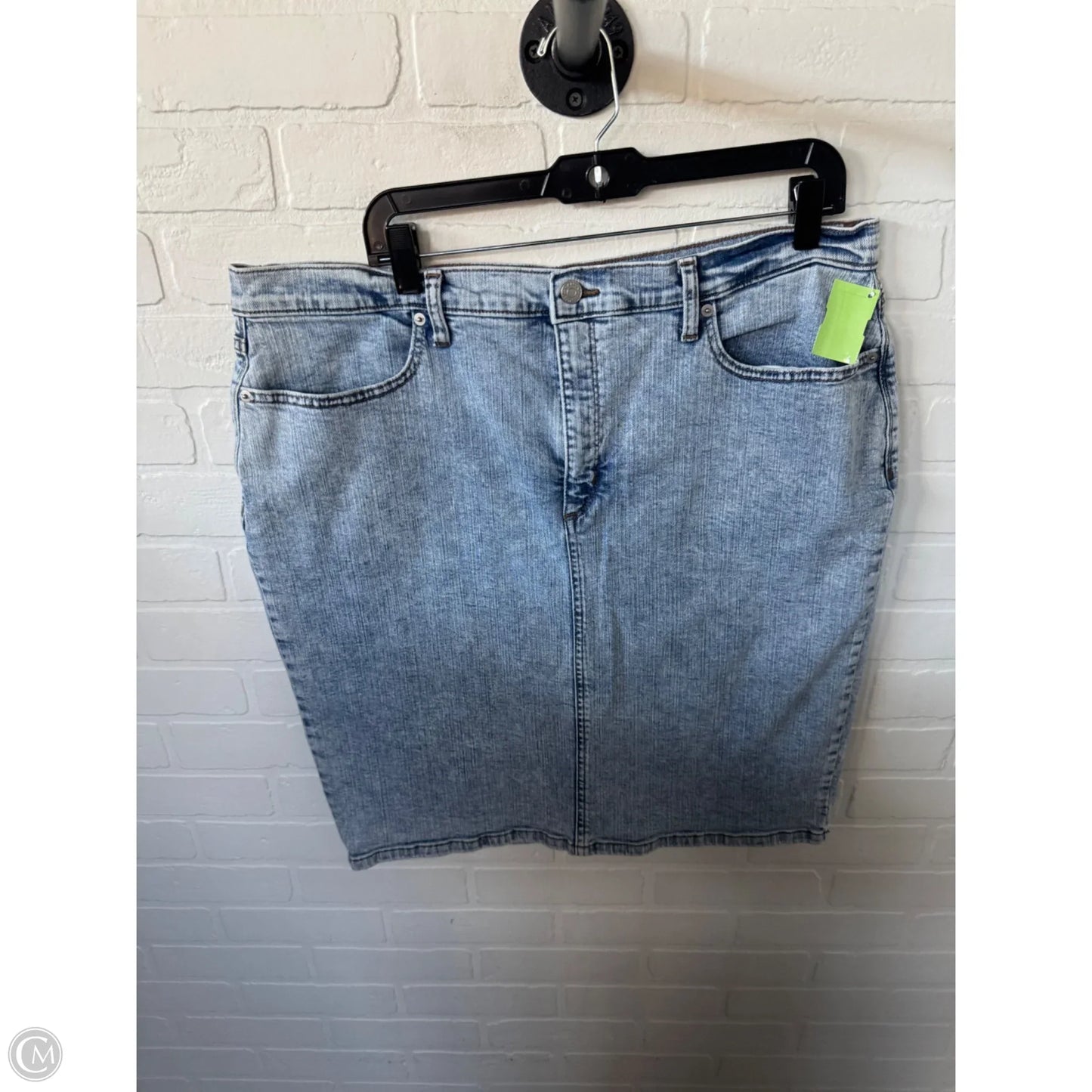 Skirt Mini & Short By Banana Republic In Blue Denim, Size: 18