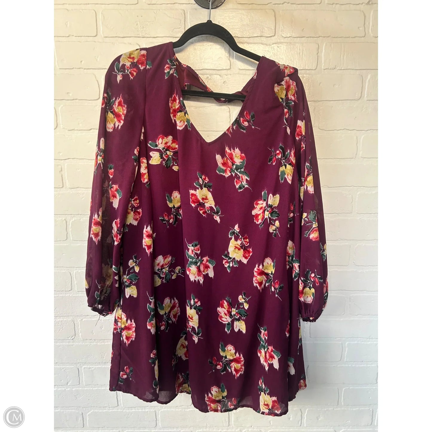Dress Casual Short By Entro In Purple, Size: L
