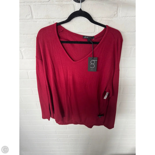 Sweater By Gibson In Red, Size: L