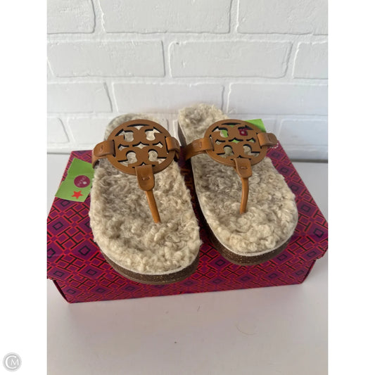 Sandals Designer By Tory Burch In Brown, Size: 9.5
