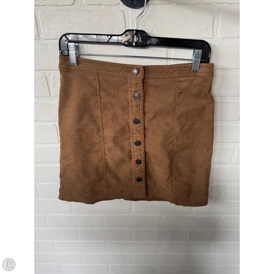 Skirt Mini & Short By Abercrombie And Fitch In Brown, Size: 4