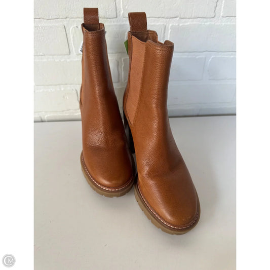 Boots Designer By Tory Burch In Brown, Size: 7