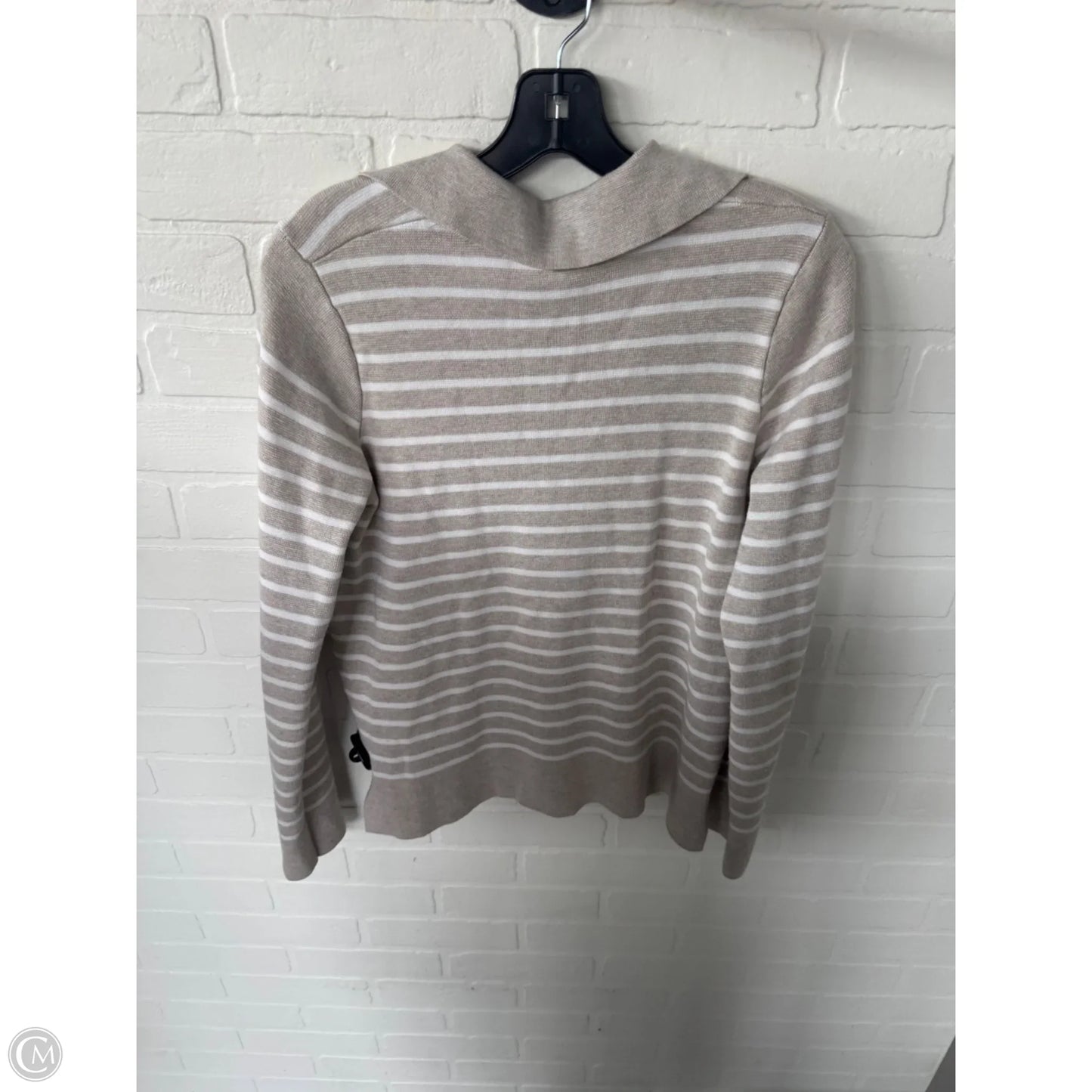 Sweater By Cyrus In Tan & White, Size: S