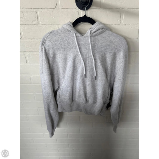 Sweatshirt Hoodie By Abercrombie And Fitch In Grey, Size: Xs
