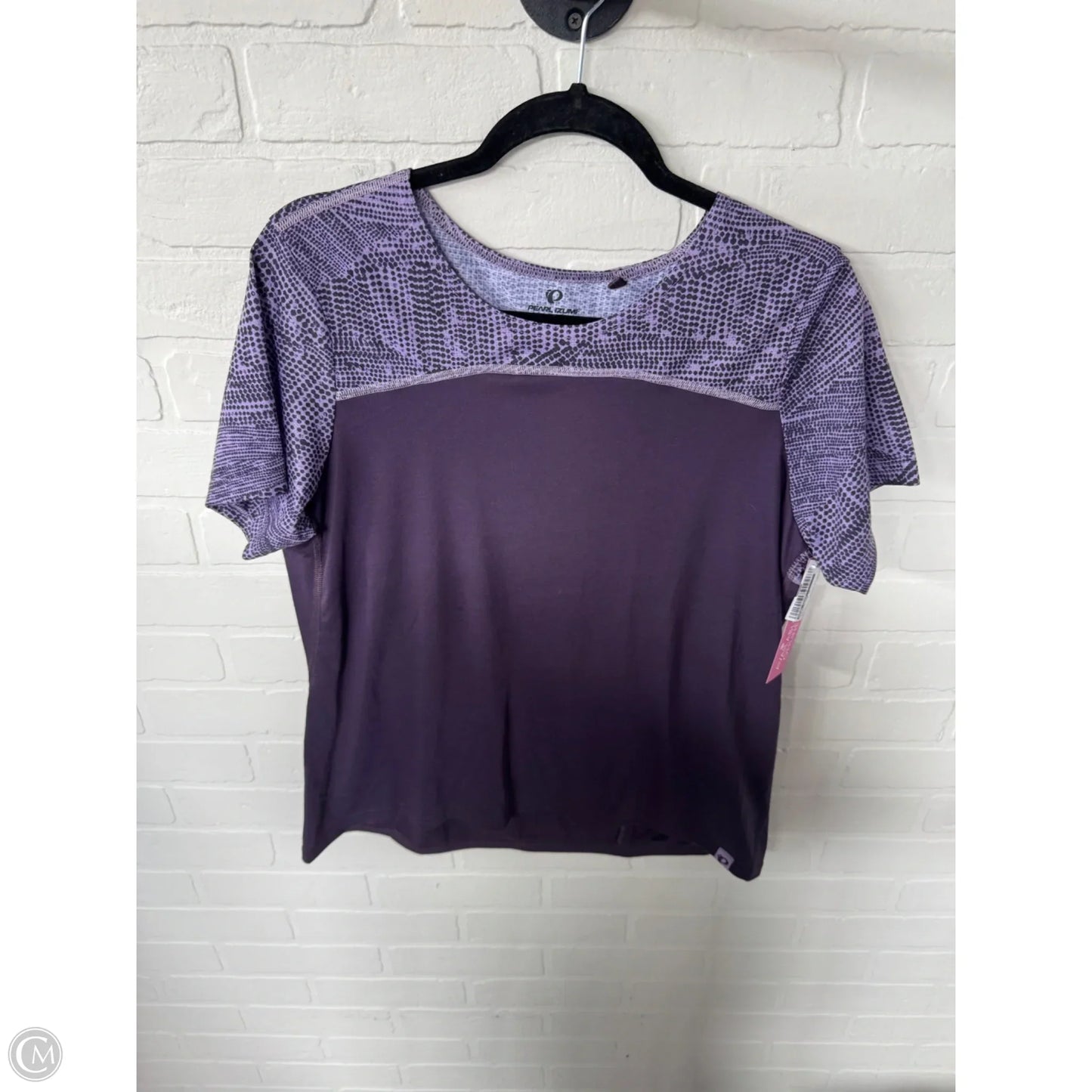 Athletic Top Short Sleeve By Pearl Izumi In Purple, Size: Xl