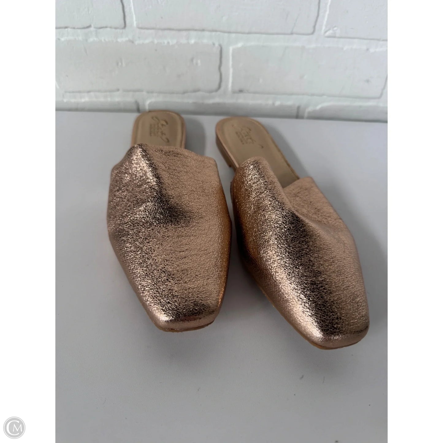 Shoes Flats By Badgley Mischka In Rose Gold, Size: 8.5