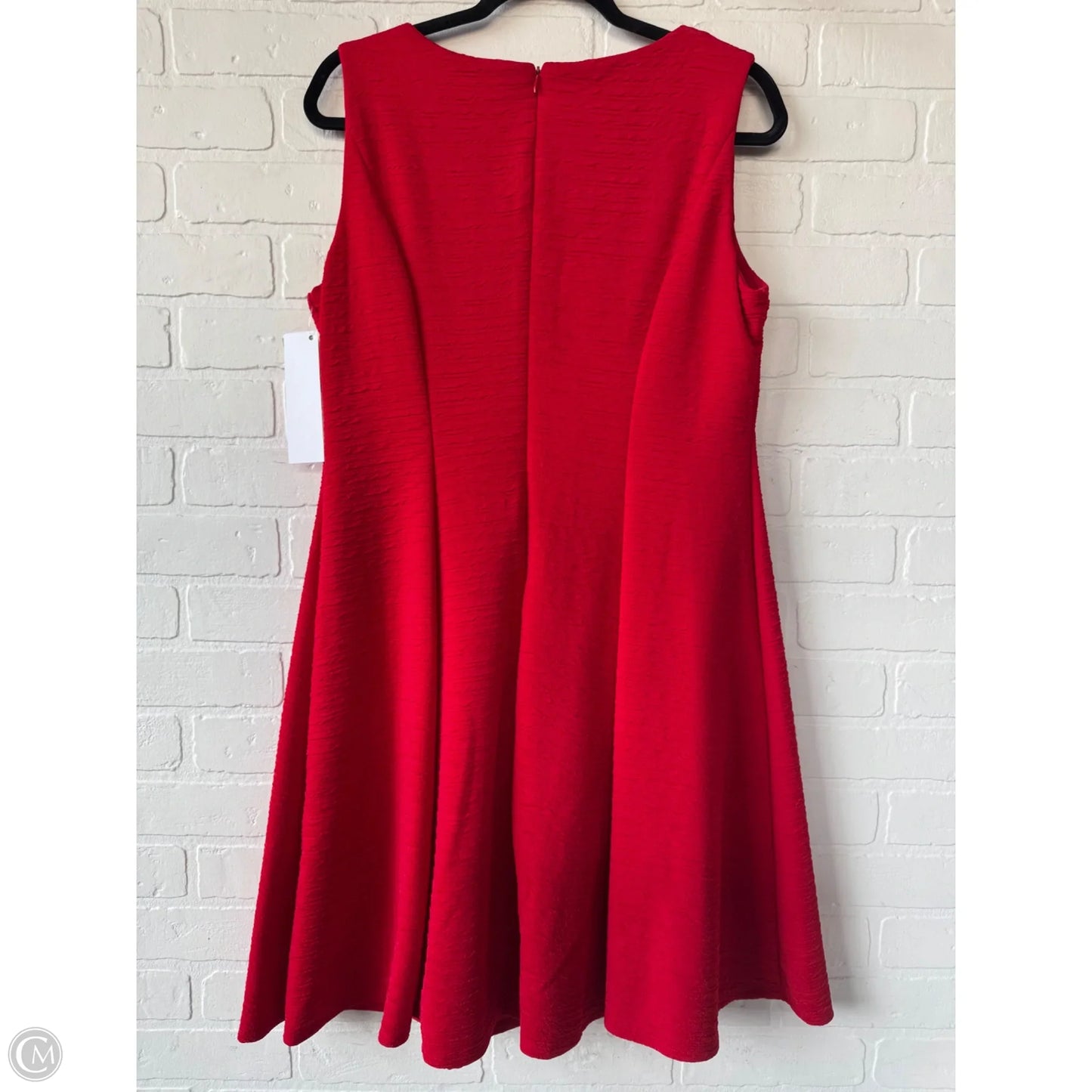 Dress Party Midi By Sandra Darren In Red, Size: L