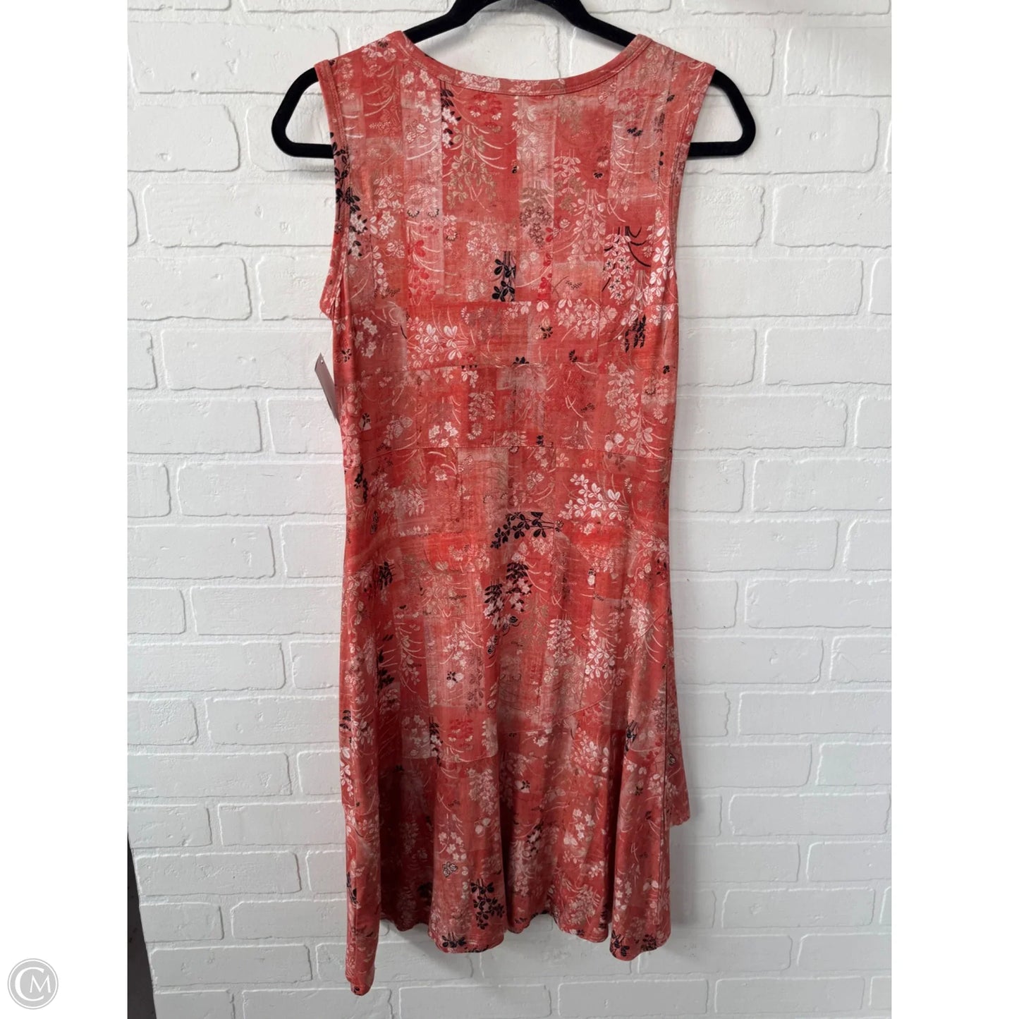 Dress Casual Short By Peruvian Connection In Orange & Pink, Size: S