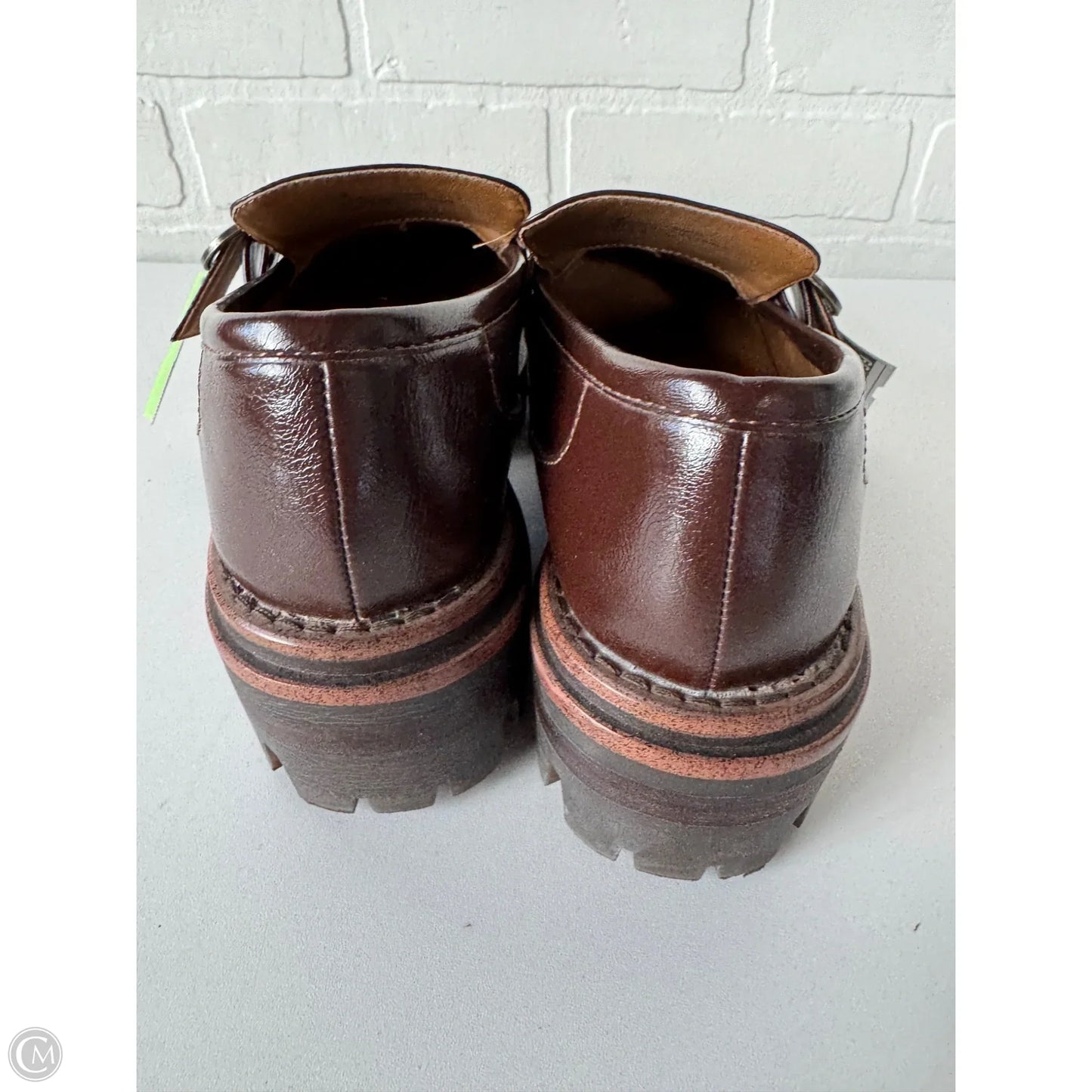 Shoes Heels Block By Korks In Brown, Size: 7