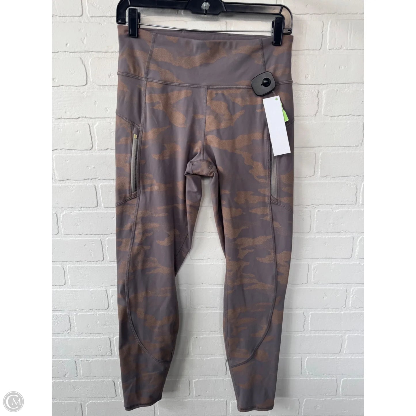 Athletic Leggings By Athleta In Grey, Size: 8