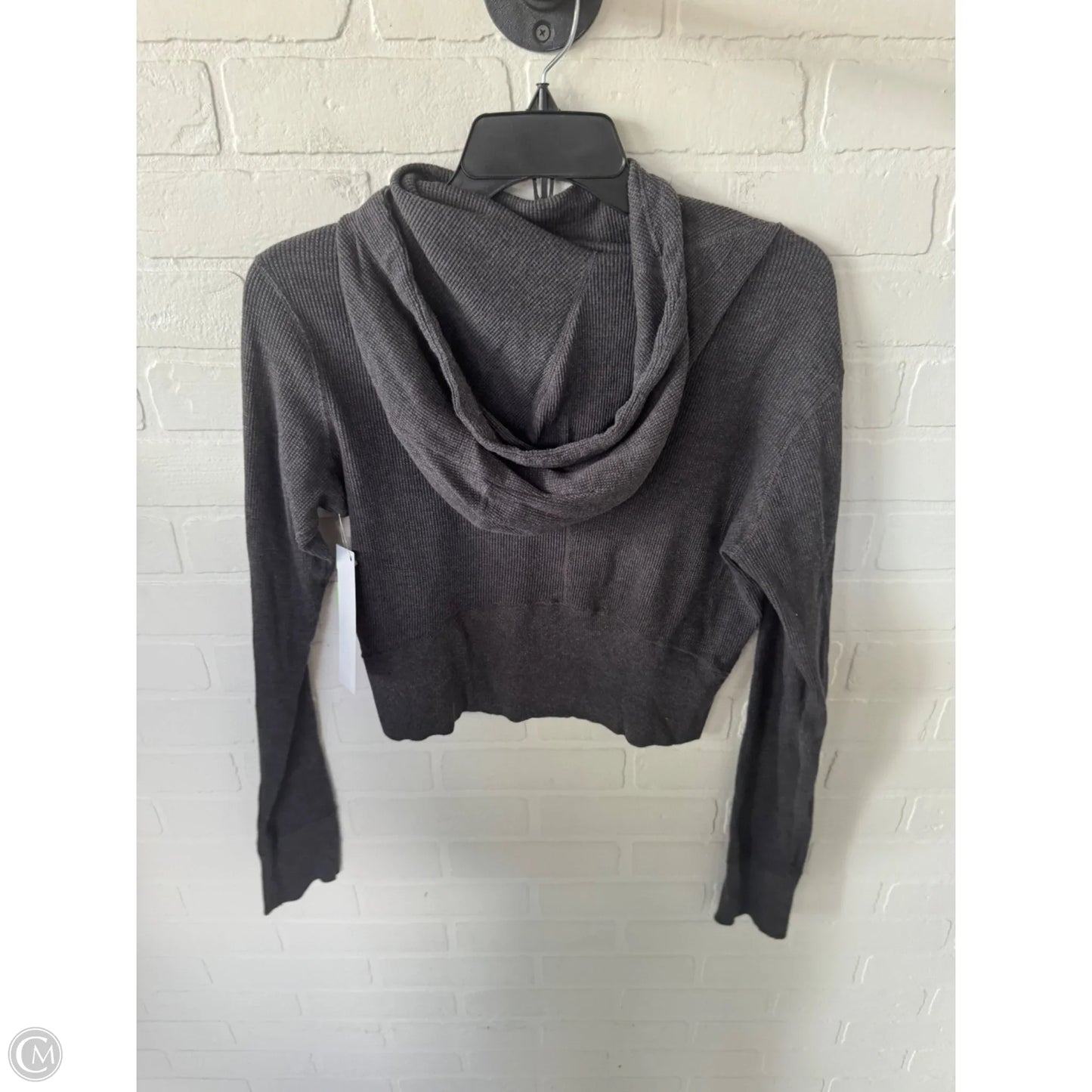 Athletic Top Long Sleeve Hoodie By Prana In Grey, Size: S