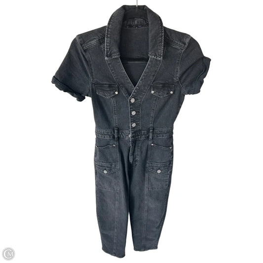 Jumpsuit By Paige In Black Denim, Size: Xs