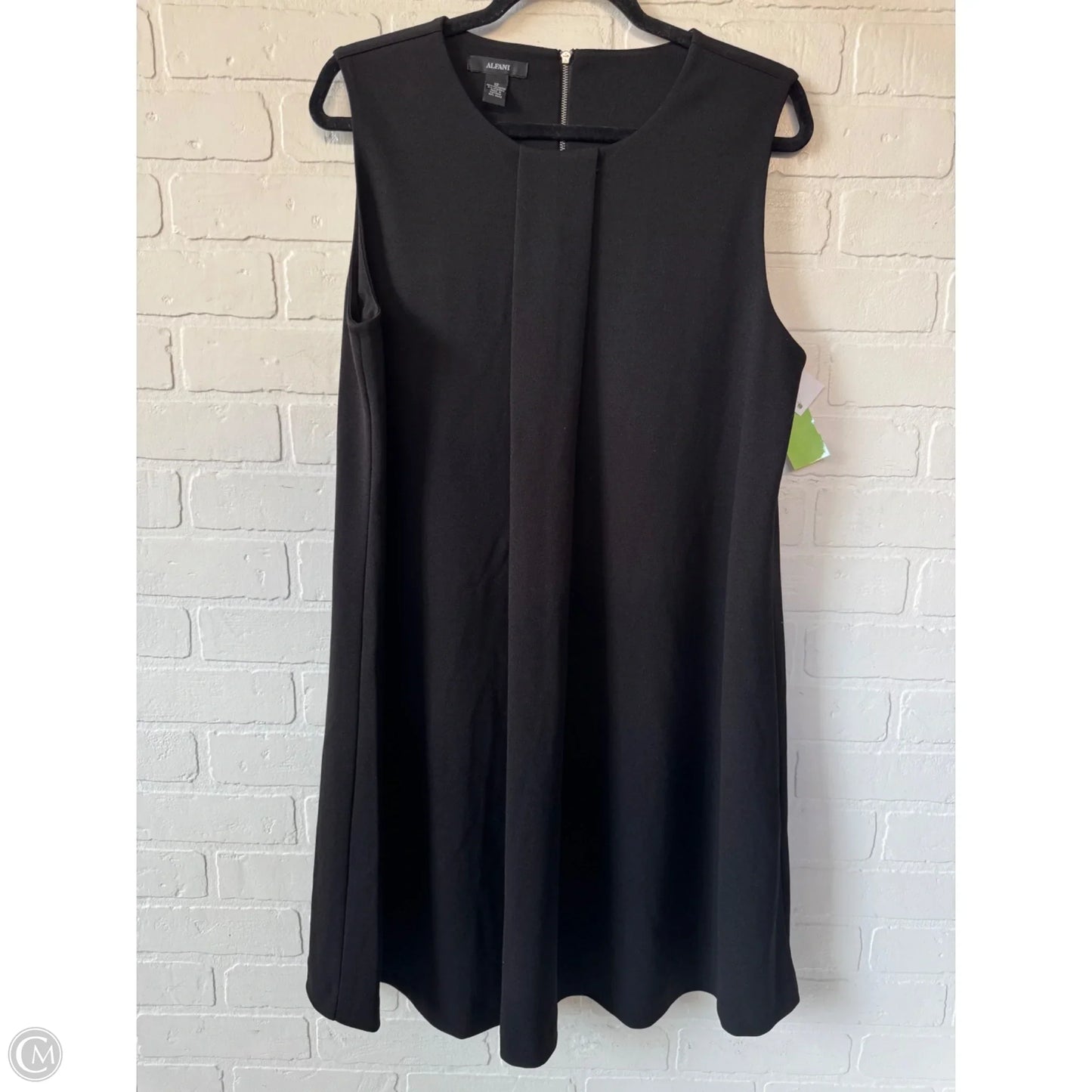 Dress Work By Alfani In Black, Size: L