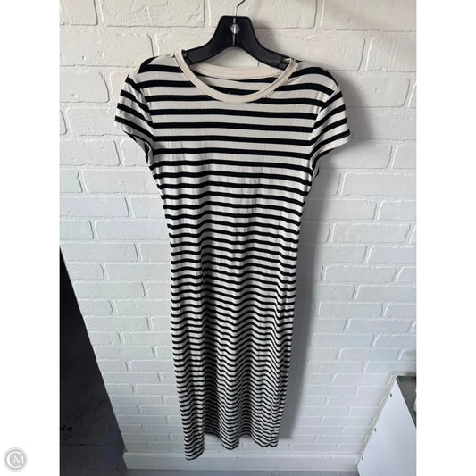 Dress Casual Maxi By A New Day In Black & Cream, Size: Xs