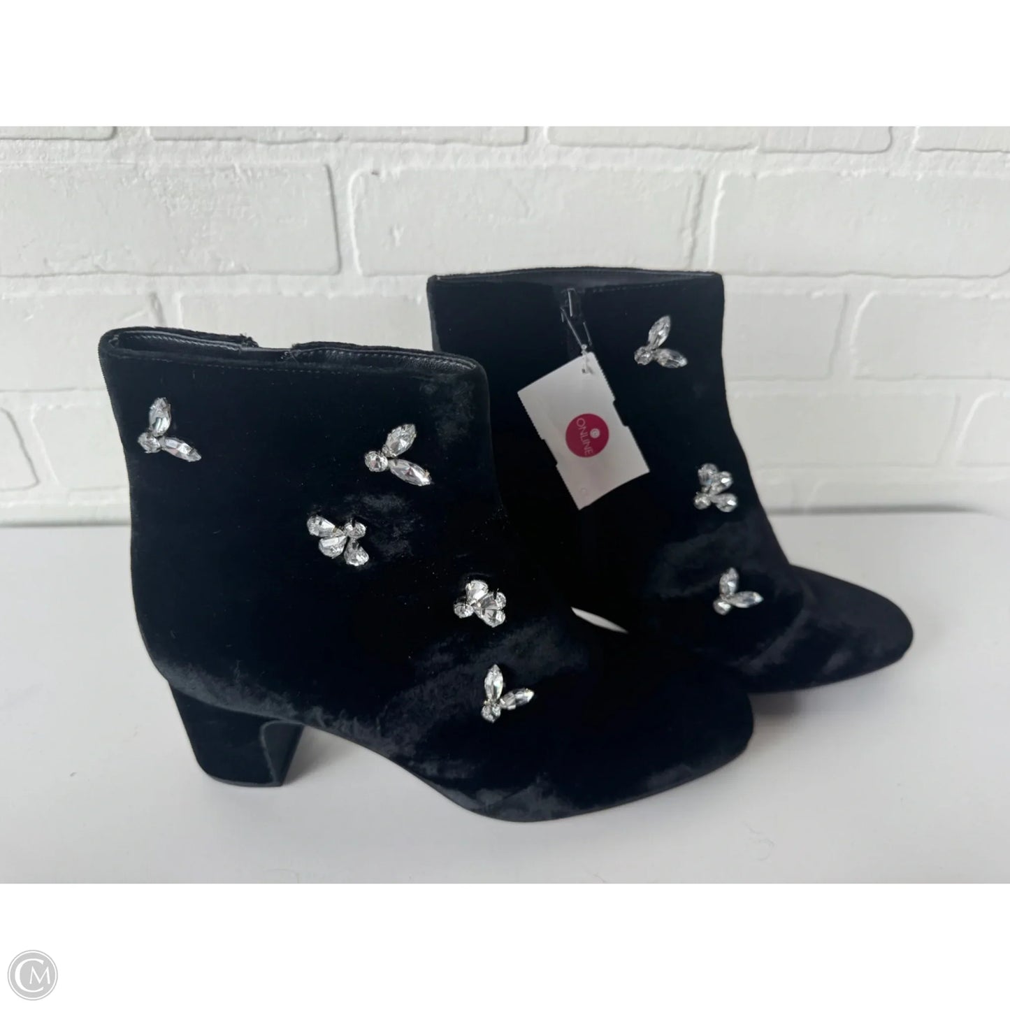 Boots Ankle Heels By Anne Klein In Black, Size: 8