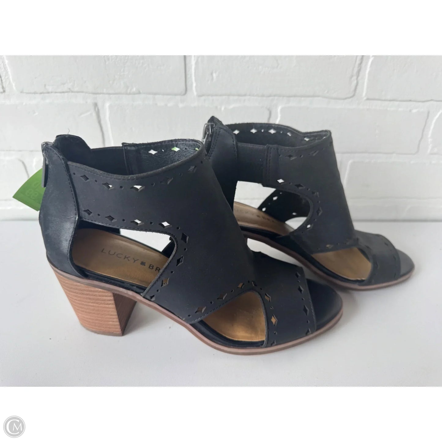 Shoes Heels Block By Lucky Brand In Black, Size: 8