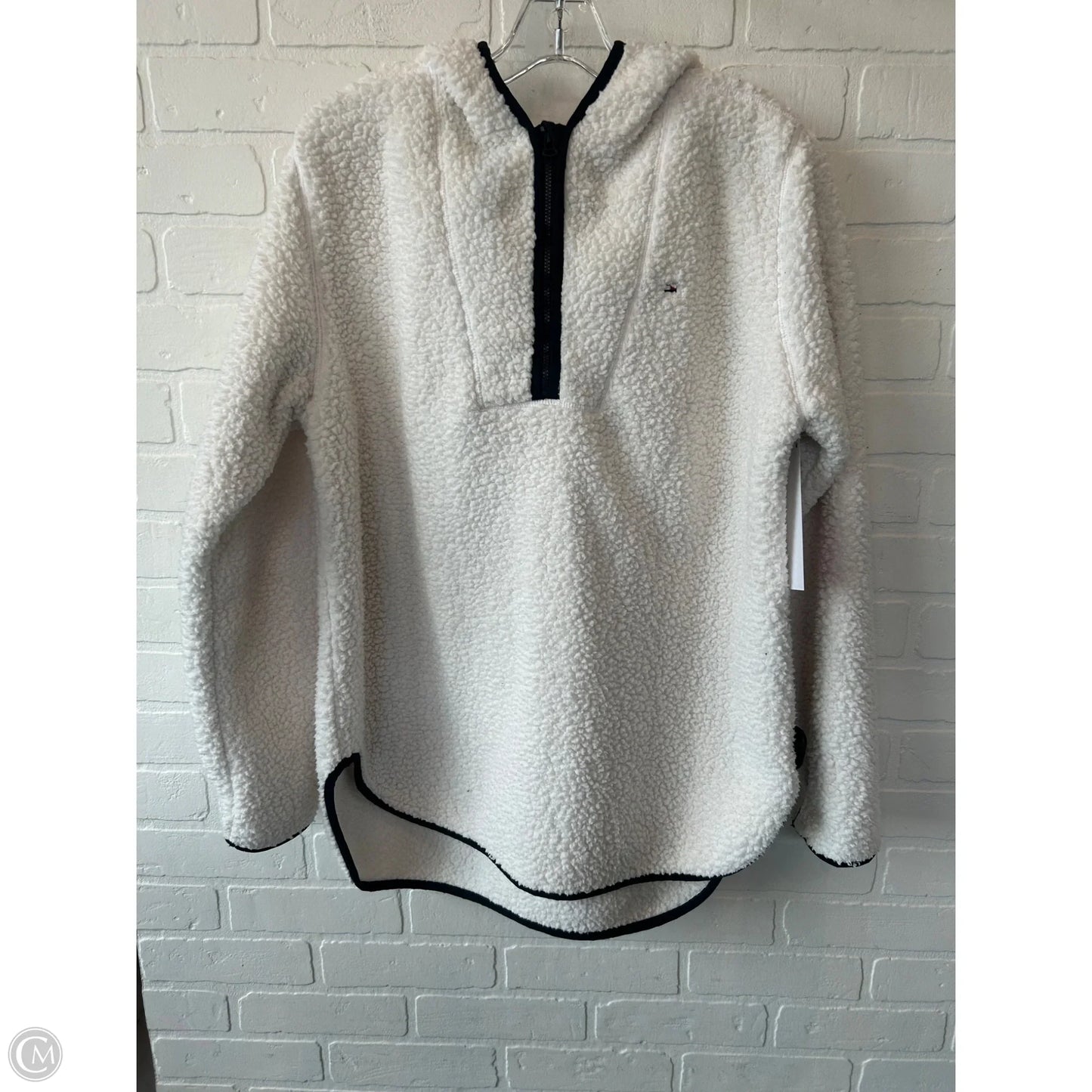 Jacket Fleece By Tommy Hilfiger In Cream, Size: M