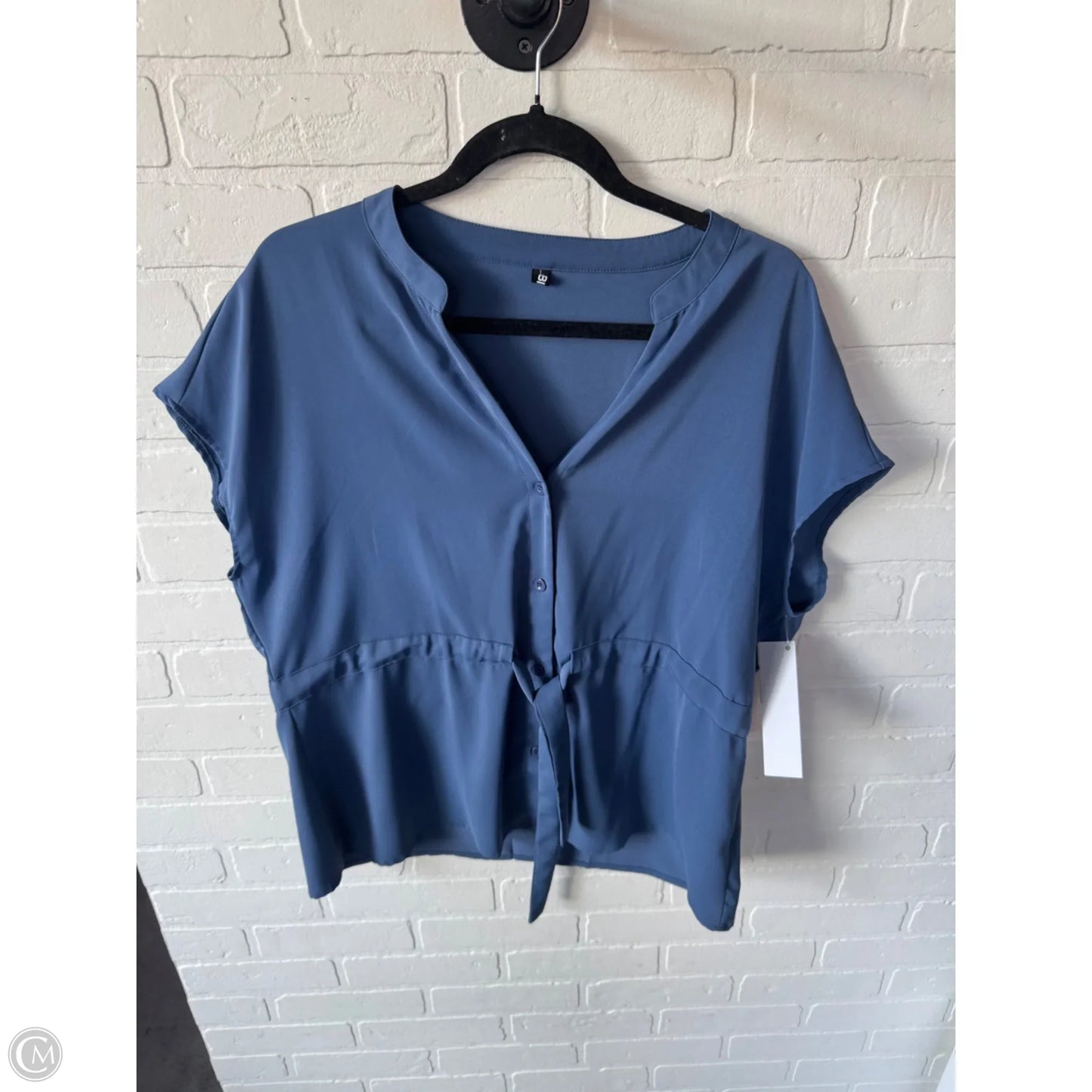 Top Sleeveless By Cme In Blue, Size: L
