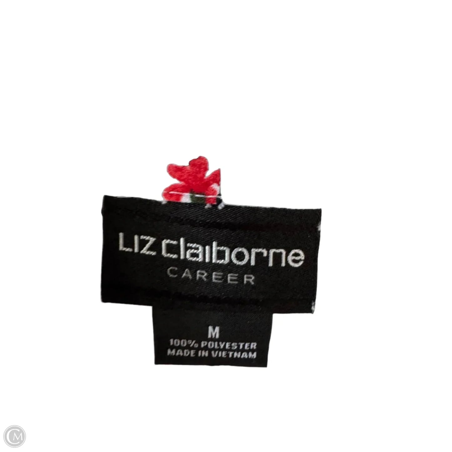 Top Sleeveless By Liz Claiborne In Black & White, Size: M