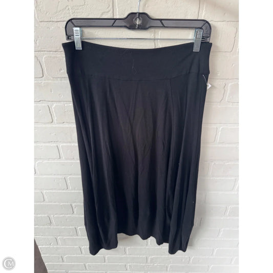 Skirt Midi By Eileen Fisher In Black, Size: 4