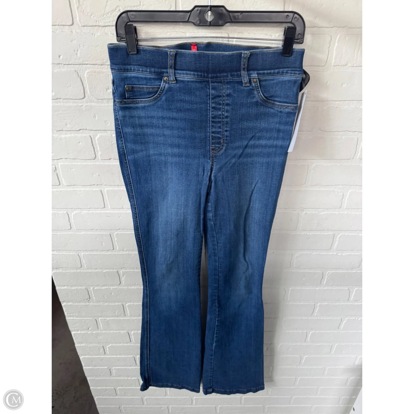Jeans Boot Cut By Spanx In Blue Denim, Size: 8