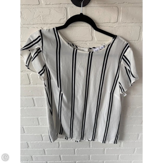 Top Short Sleeve By Gap In Black & White, Size: S