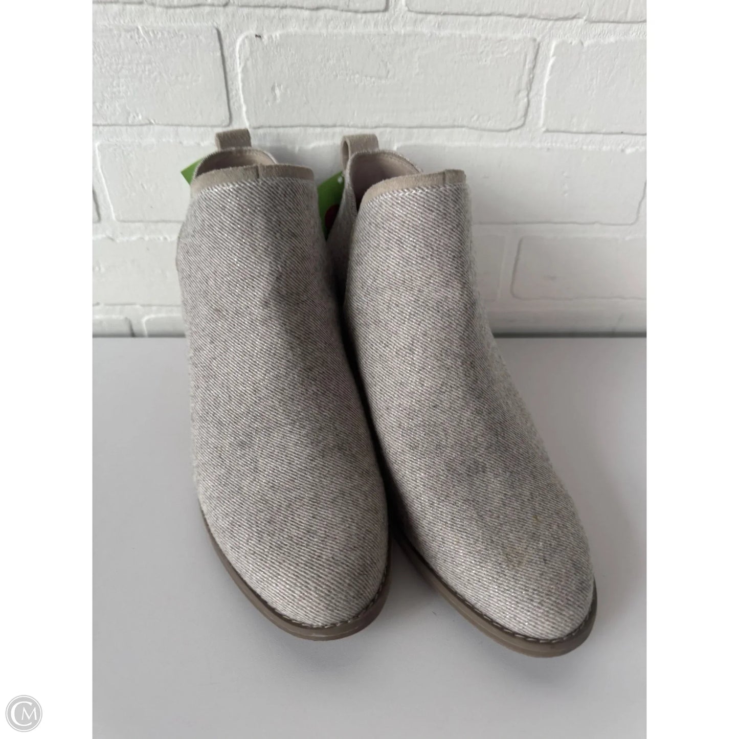 Boots Ankle Heels By Toms In Grey, Size: 11