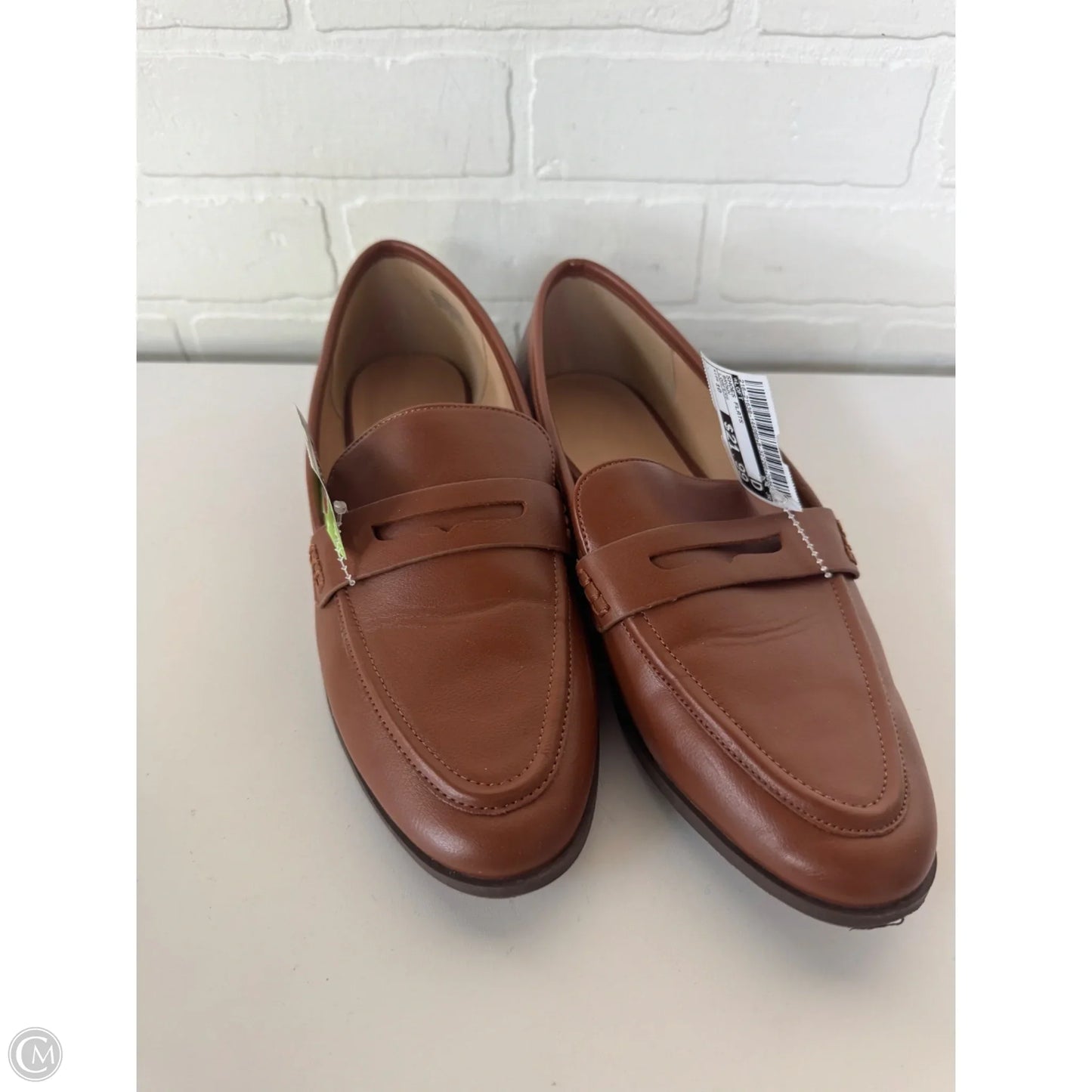 Shoes Flats By Loft In Brown, Size: 10