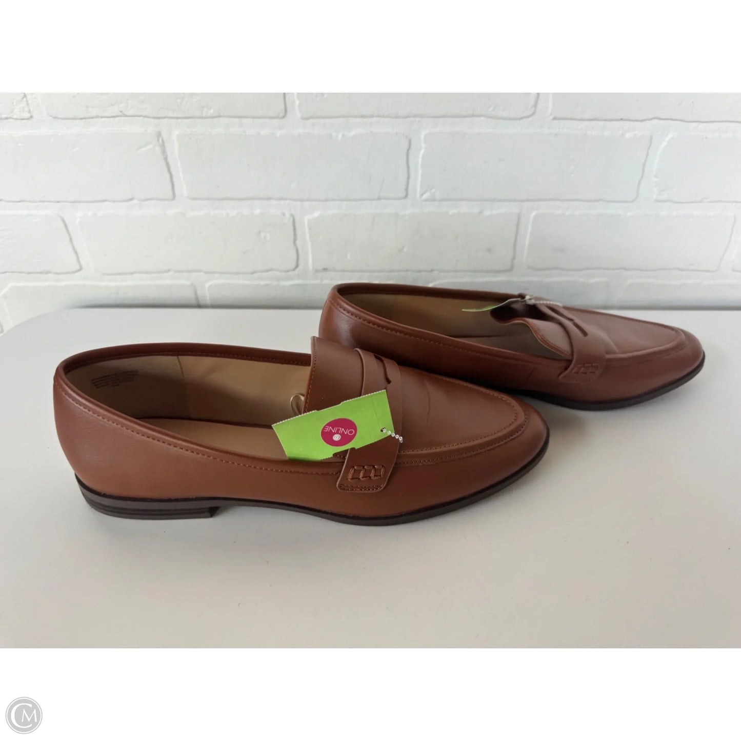 Shoes Flats By Loft In Brown, Size: 10