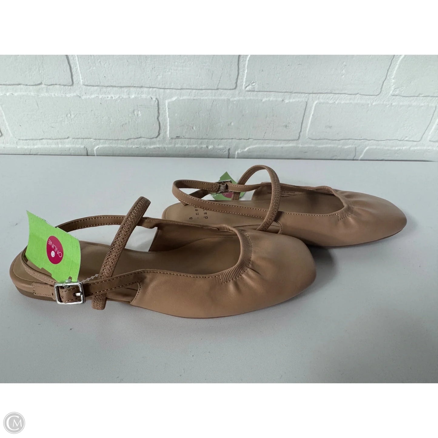 Shoes Flats By A New Day In Tan, Size: 6