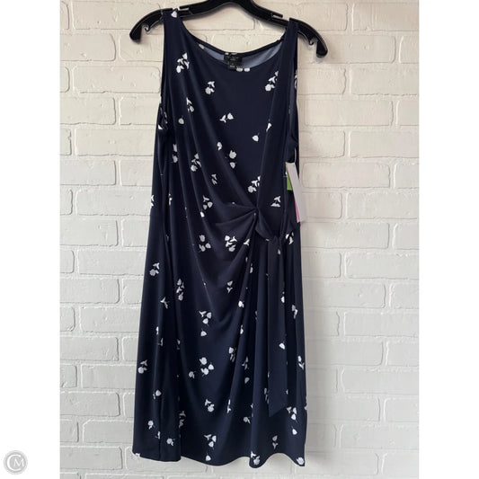 Dress Work By Ann Taylor In Blue & White, Size: Lp