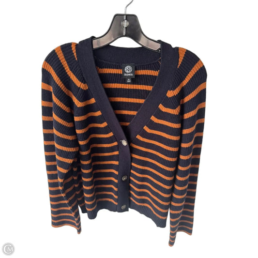 Sweater Cardigan By Bobeau In Navy, Size: L