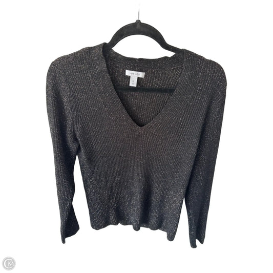 Sweater By Nine West In Black & Gold, Size: Xl