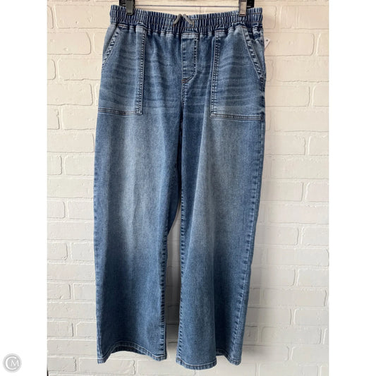 Jeans Wide Leg By Maurices In Blue Denim, Size: 8