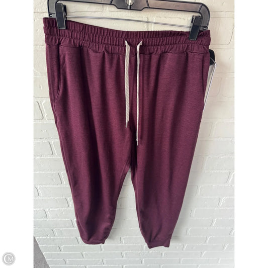 Athletic Pants By Vuori In Maroon, Size: 8