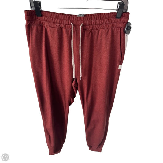 Athletic Pants By Vuori In Orange, Size: 8